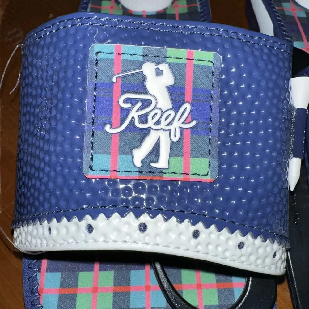 Reef Mulligan Slides Scottish Waters 2 Men's Size 11 New Limited Drop